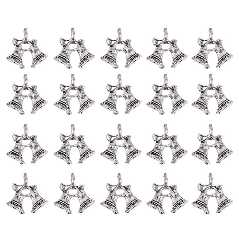 50pcs DIY Pendants Accessories Zinc Alloy Christmas Bell Shaped Pendants Jewelry Making Ornaments
50pcs DIY Pendants Accessories Zinc Alloy Christmas Bell Shaped Pendants Jewelry Making Ornaments