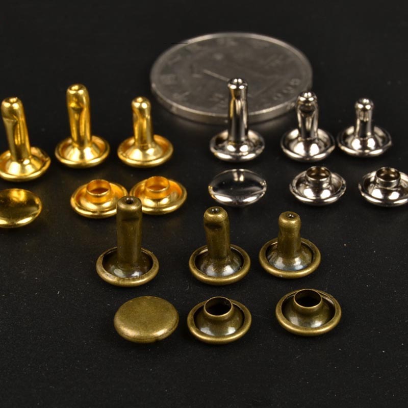Brass Nails Copper Button Double Rivet Buckle for Luggage Handbag Boots Shoes Leather Deco DIY Accessories
Brass Nails Copper Button Double Rivet Buckle for Luggage Handbag Boots Shoes Leather Deco DIY Accessories