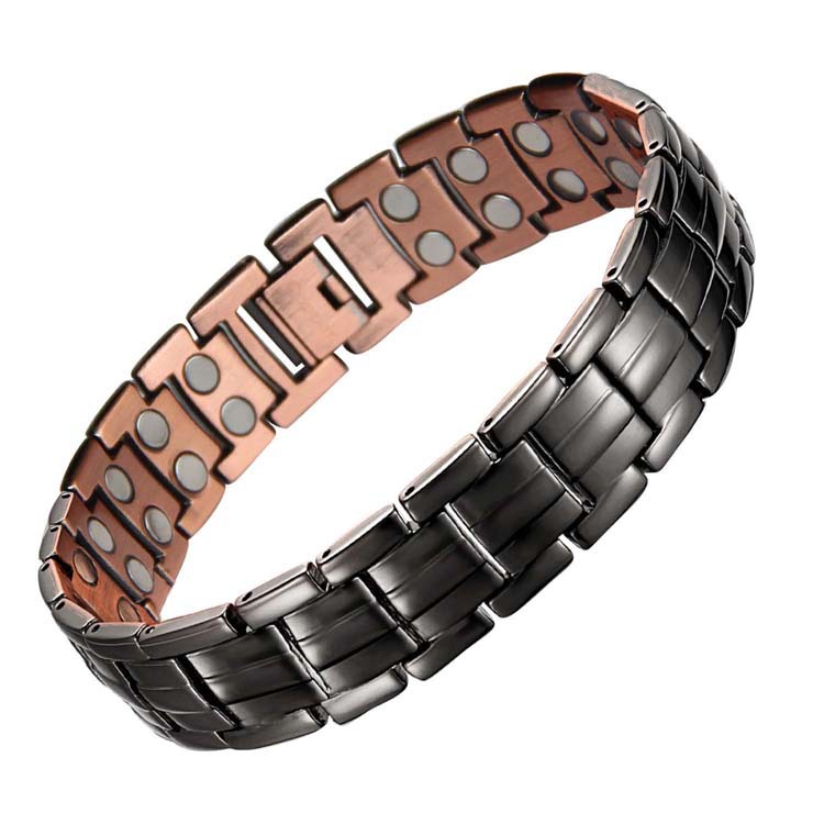 Hot 2 Row Magnet Bio Energy Healthy Care Therapy 99.95% Pure Copper Bracelet for Men Women Unisex Pain Relief Magnetic Jewelry
Hot 2 Row Magnet Bio Energy Healthy Care Therapy 99.95% Pure Copper Bracelet for Men Women Unisex Pain Relief Magnetic Jewelry