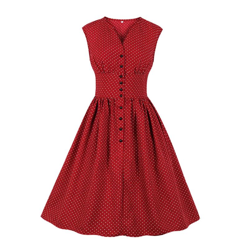 clothing OWLPRINCESS 2020 New Summer V-neck Fastening Sleeveless Polka Dot Vintage Dress, Blue
clothing OWLPRINCESS 2020 New Summer V-neck Fastening Sleeveless Polka Dot Vintage Dress, Blue