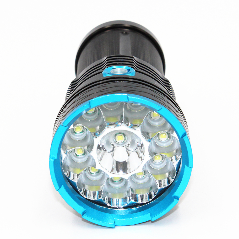 25000 lumens SKYRAY King 12T6 LED flashlamp 12 x XM-L T6 Tactical Portable Led Flashlight Hunting Lamp Flashlights Torch