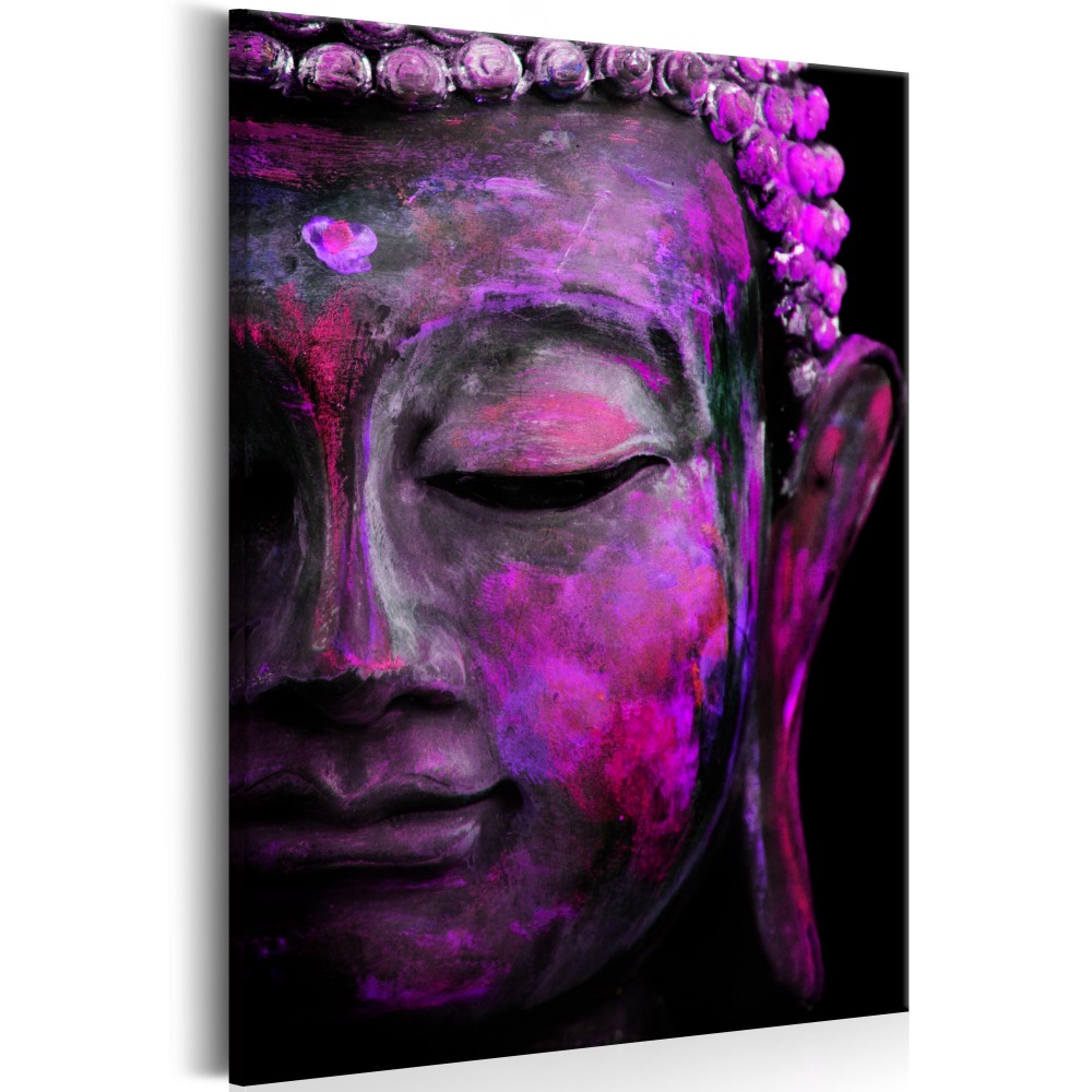 Unframed 1 Panel Large HD Printed Canvas Print Painting Zen Watercolor Buddha Head Home Decoration Wall Pictures for Living Room Wall Art on