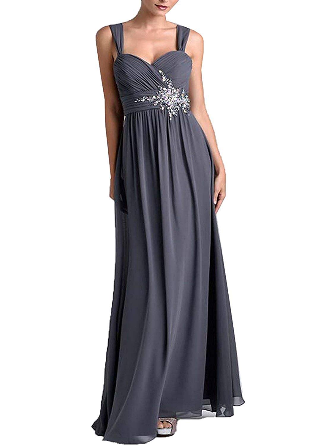 Setwell Two Pieces Sweetheart A-line Mother Of The Bride Dress 3/4 Sleeves Floor Length Lace Chiffon Wedding Guest Gown With Jacket