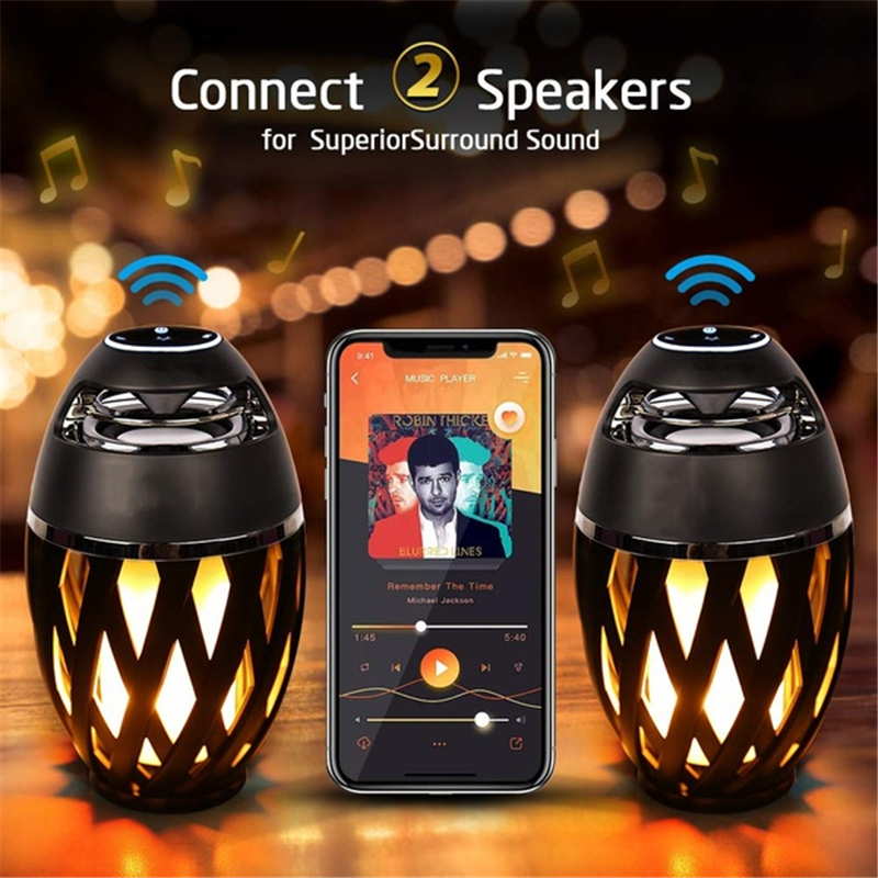 2 in1 Bluetooth Speaker Led Flame Atmosphere Lamp Light Portable Wireless Stereo Speaker With Music Bulb Outdoor Camping Woofer HOT
2 in1 Bluetooth Speaker Led Flame Atmosphere Lamp Light Portable Wireless Stereo Speaker With Music Bulb Outdoor Camping Woofer HOT