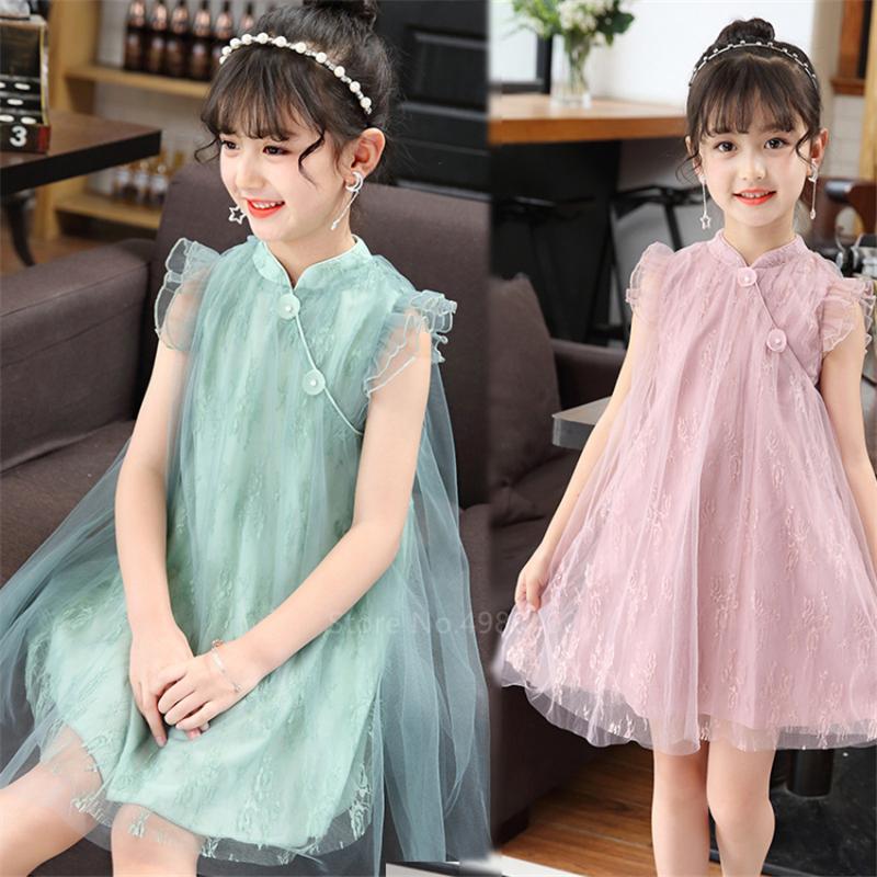 Kids Traditional Clothing for Baby Girls Chinese Cheongsam Dress Qipao Birthday Party Fancy Lace Chiffon Patchwork Costume
Kids Traditional Clothing for Baby Girls Chinese Cheongsam Dress Qipao Birthday Party Fancy Lace Chiffon Patchwork Costume