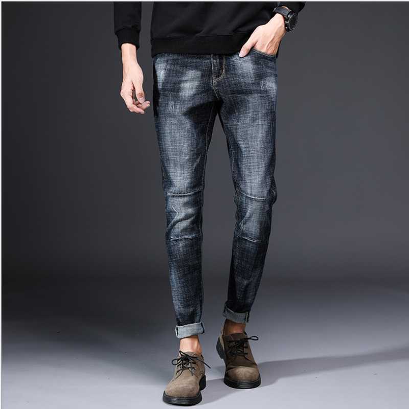 2020men's Black Skinny Jeans High Quality Spring and Autumn Solid Color Slim Jeans Trousers Men's Cotton Elastic Long Size
2020men's Black Skinny Jeans High Quality Spring and Autumn Solid Color Slim Jeans Trousers Men's Cotton Elastic Long Size