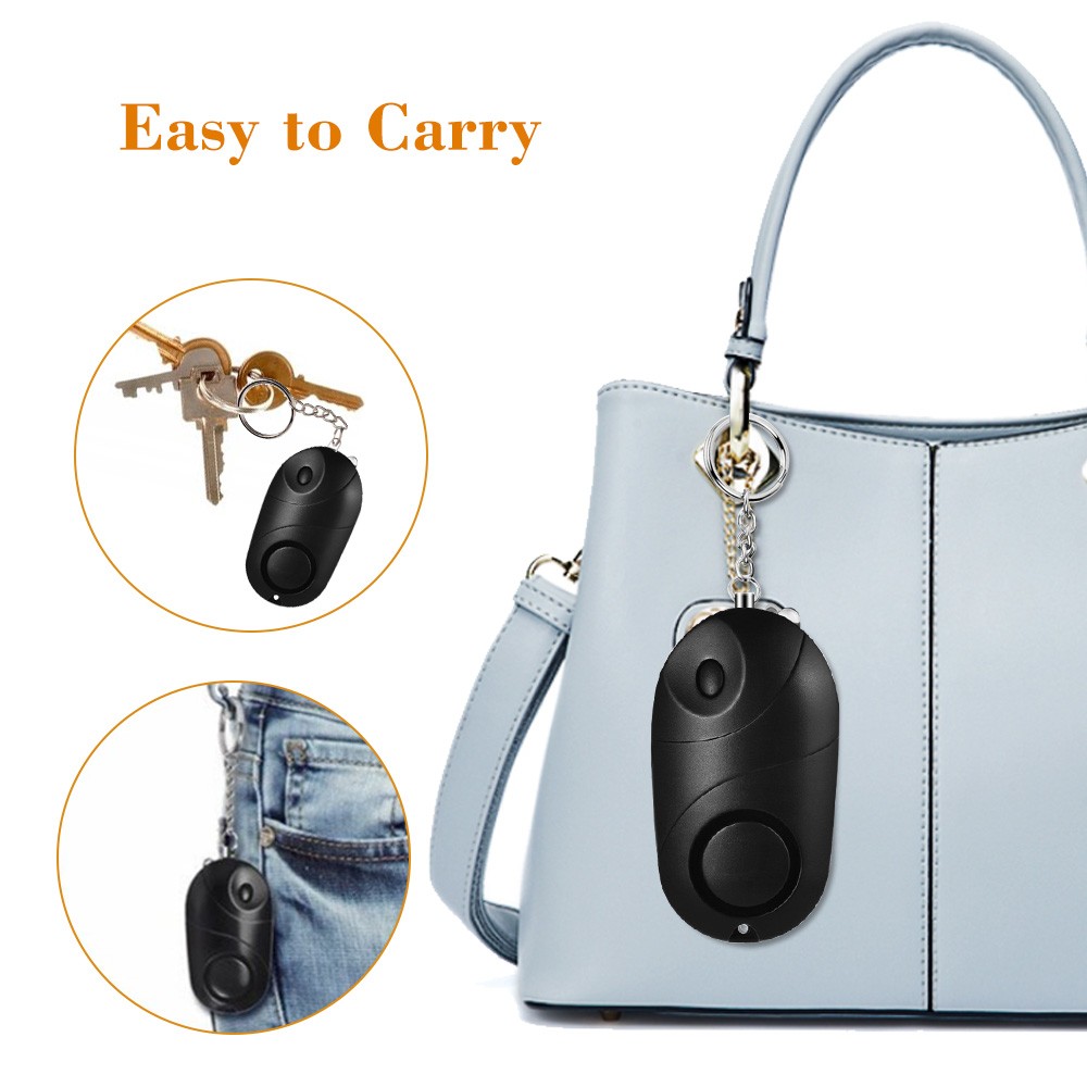 Self Defense Alarm Keychain for Women Girls Kids Security Protect Alert Personal Safety Scream Loud Emergency Alarm