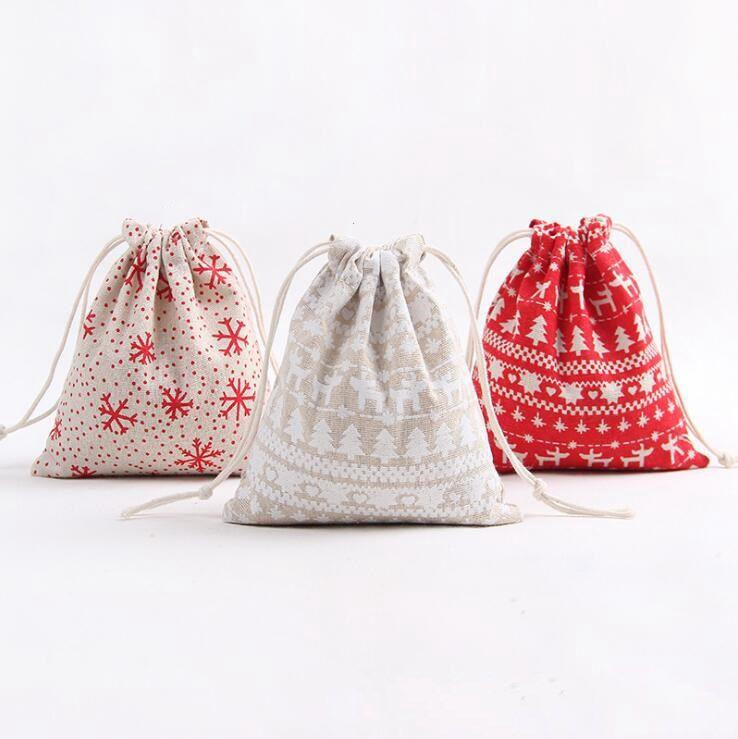 Christmas Gift Bag Cotton Linen Drawstring Bundle Bags Xmas Candy Tea Package Gift Wrap Storage Bag Christmas Decorations LXL673-1
Christmas Gift Bag Cotton Linen Drawstring Bundle Bags Xmas Candy Tea Package Gift Wrap Storage Bag Christmas Decorations LXL673-1