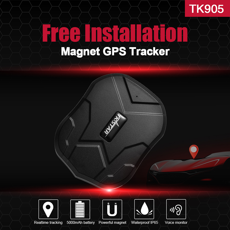 TK905 Quad Band GPS Tracker Waterproof IP65 Real Time Tracking Device Car Locator 5000mAh Long Life Battery Standby 120 Days