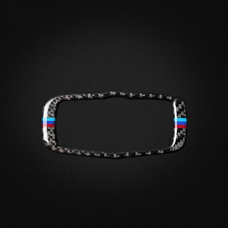 Carbon Fiber accessories Interior Headlight switch Frame trim For BMW e60 5 series 2008 2009 2010 Car Styling