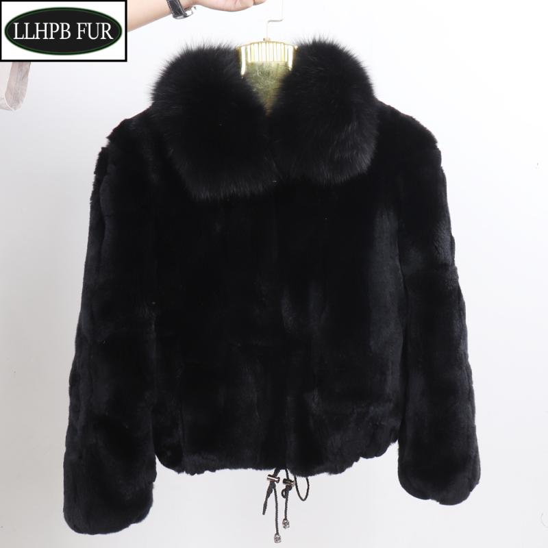 2020 New Women Winter Warm Soft Quality Real Rex Fur Coat Rex Fur Short Jackets Whit Real Collar Overcoat, Black
2020 New Women Winter Warm Soft Quality Real Rex Fur Coat Rex Fur Short Jackets Whit Real Collar Overcoat, Black
