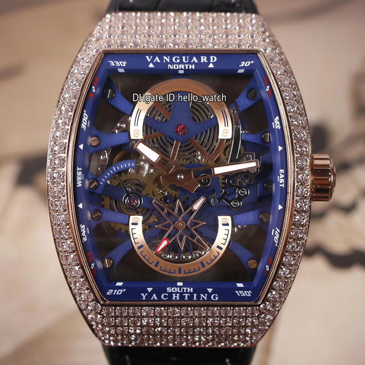 New Vanguard YachTing Rose Gold Case V45 S6 YACHT Skeleton Dial Tourbillon Automatic Mens Watch Diamond Bezel Leather/Rubber Strap Watches, F-e17b (6)
New Vanguard YachTing Rose Gold Case V45 S6 YACHT Skeleton Dial Tourbillon Automatic Mens Watch Diamond Bezel Leather/Rubber Strap Watches, F-e17b (6)
