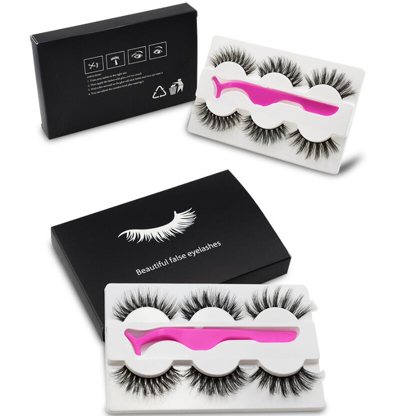 2020 The newest False eyelash 3d mink lashes 3 pair lashes thick Faux 3D real mink eyelashes with tweezers in box
2020 The newest False eyelash 3d mink lashes 3 pair lashes thick Faux 3D real mink eyelashes with tweezers in box