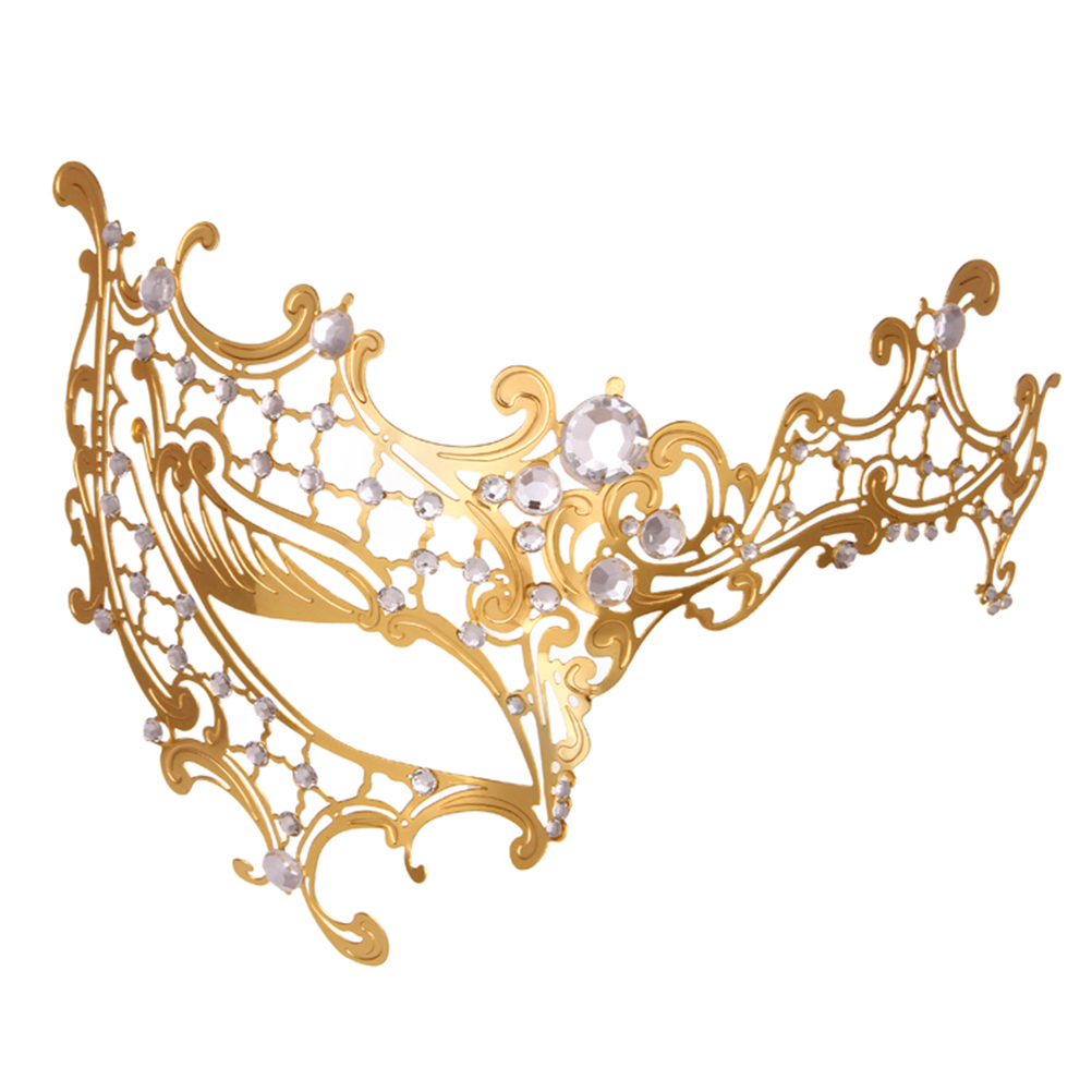 Thin Metal Lace Shape Mask Half-Face Mask Masquerade Dance For Masquerade Halloween Venetian Costumes Carnival
Thin Metal Lace Shape Mask Half-Face Mask Masquerade Dance For Masquerade Halloween Venetian Costumes Carnival