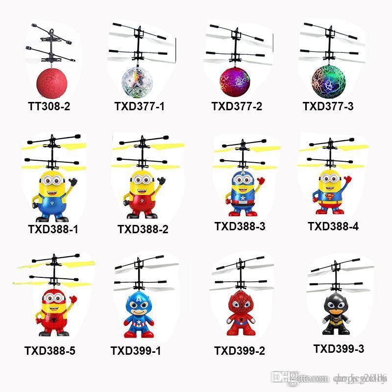 13 models RC Drone Flying copter Ball Aircraft Helicopter Led Flashing Light Up Toys Induction Electric Toy sensor Kids Children Christmas
13 models RC Drone Flying copter Ball Aircraft Helicopter Led Flashing Light Up Toys Induction Electric Toy sensor Kids Children Christmas