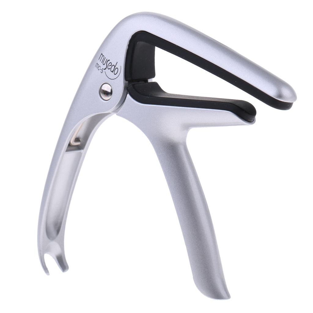Durable Quick Change Trigger Guitar Capo Capotasto Silver 3.81 x 2.24inch for Acoustic Folk Guitar Accessory
Durable Quick Change Trigger Guitar Capo Capotasto Silver 3.81 x 2.24inch for Acoustic Folk Guitar Accessory