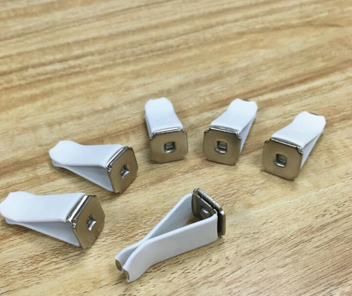 2500pcs New Auto Outlet Clips Metal Alloy White Black Color DIY Automotive Perfume Clip Decorative Car Vents Clamps Accessories #26583