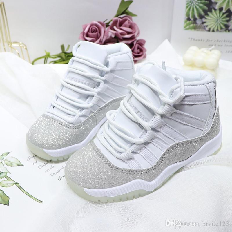 2020 Kids 11 11s Space Jam Bred Concord Metallic Silver 11 Static Reflective Basketball Shoes Children Gym Boys Girls Sneakers
2020 Kids 11 11s Space Jam Bred Concord Metallic Silver 11 Static Reflective Basketball Shoes Children Gym Boys Girls Sneakers