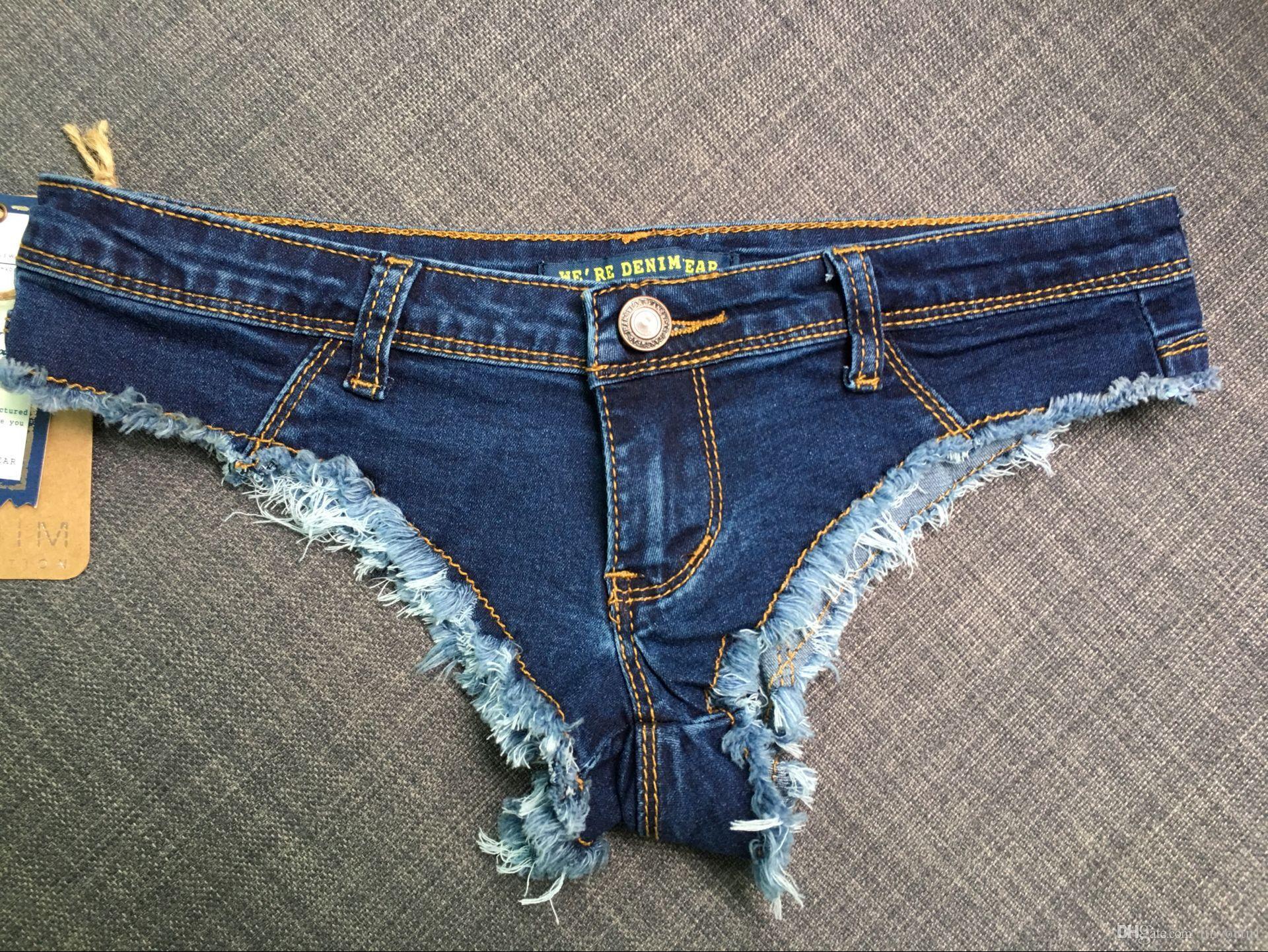 2020 women jeans Shorts Micro Sexy Hot Mini Denim Shorts Women Low Waist Summer Jeans Short Feminino 2019