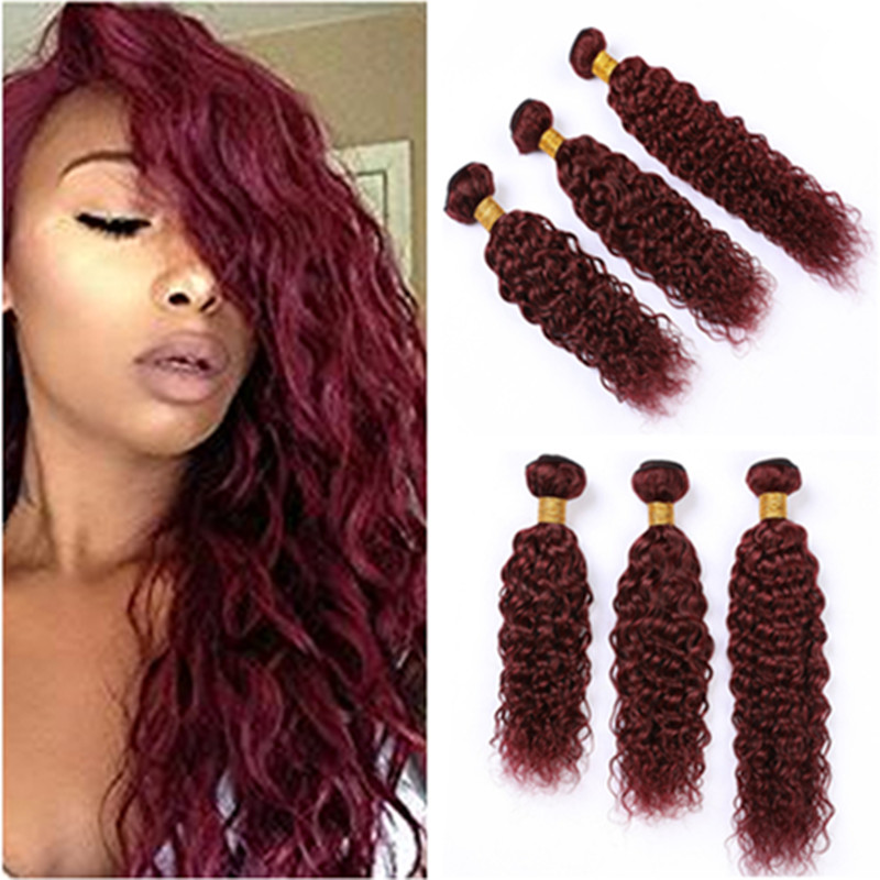 #99J Wine Red Brazilian Wet and Wavy Human Hair Bundles Burgundy Red Virgin Hair Weft Extensions Water Wave Human Hair Weaves Mixed Length
#99J Wine Red Brazilian Wet and Wavy Human Hair Bundles Burgundy Red Virgin Hair Weft Extensions Water Wave Human Hair Weaves Mixed Length