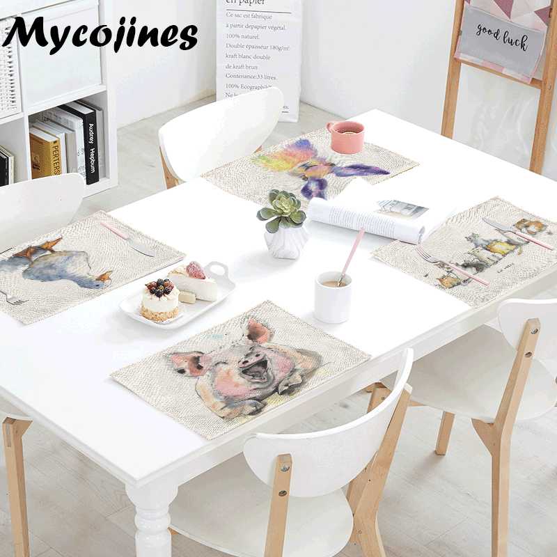 Lovely Animal Tablecloth Pig Donut Giraffe Letter Napkin Coffee Table Restaurant Kitchen Wedding Decor Western Mat
Lovely Animal Tablecloth Pig Donut Giraffe Letter Napkin Coffee Table Restaurant Kitchen Wedding Decor Western Mat