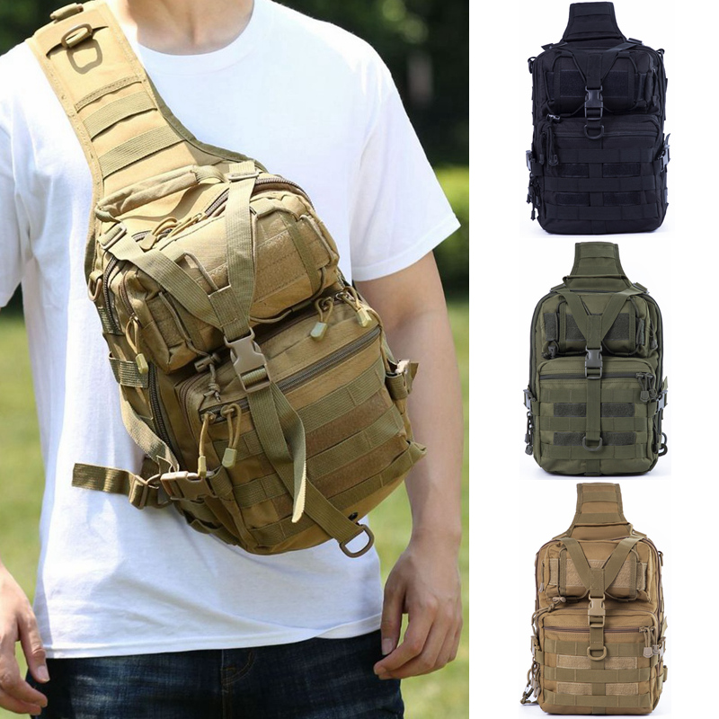 20L Tactical Shoulder Bag Men Trekking Backpack Nylon Waterproof Outdoor Hunting Camping Fishing Hiking Molle Army Bag, Black
20L Tactical Shoulder Bag Men Trekking Backpack Nylon Waterproof Outdoor Hunting Camping Fishing Hiking Molle Army Bag, Black