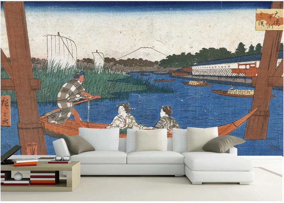 3D wall covering custom mural wallpaper Japanese woman Japanese style seascape background wall at sea fishing boat home decor wall papers, Black
3D wall covering custom mural wallpaper Japanese woman Japanese style seascape background wall at sea fishing boat home decor wall papers, Black