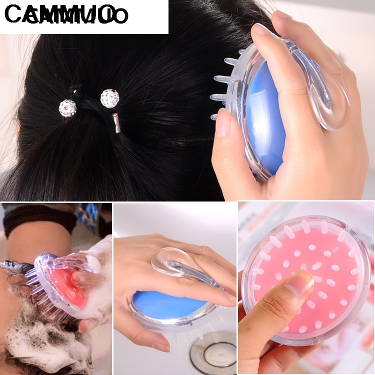 Silicone Head Body Massager Shampoo Scalp Massage Brush Hair Washing Comb Body Shower Brush Bath Spa Slimming Massage Brush C18122801