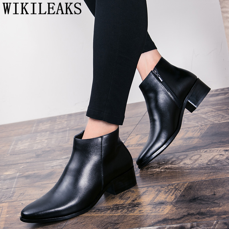winter shoes men boots genuine leather italian black boots for men coiffeur ankle sapato masculino buty meskie, Blue
winter shoes men boots genuine leather italian black boots for men coiffeur ankle sapato masculino buty meskie, Blue