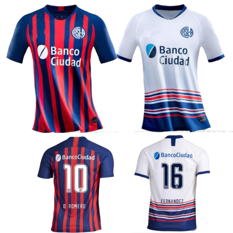 2020 San Lorenzo Home Red Away White BLANDI Mens Soccer Jersey BELLUSCH CERUTTI Football Shirt uniform camisa de futebol 2021 Size -2XL
2020 San Lorenzo Home Red Away White BLANDI Mens Soccer Jersey BELLUSCH CERUTTI Football Shirt uniform camisa de futebol 2021 Size -2XL