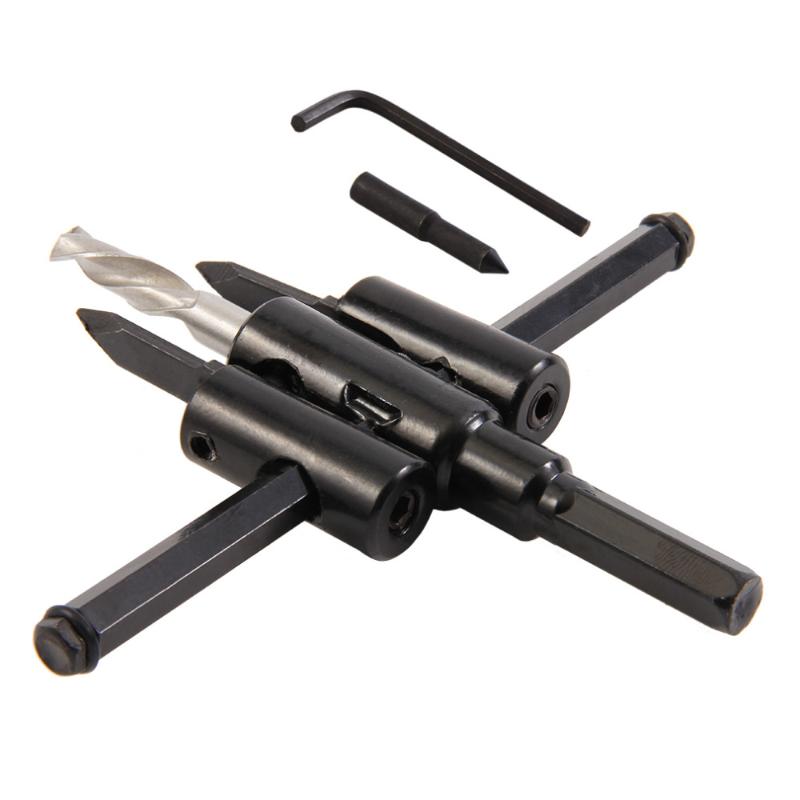 Adjustable Metal Alloy Steel Wood Circle Hole Saw Drill Bit Cutter Kit 30mm-120mm DIY Reaming Device Reamer
Adjustable Metal Alloy Steel Wood Circle Hole Saw Drill Bit Cutter Kit 30mm-120mm DIY Reaming Device Reamer
