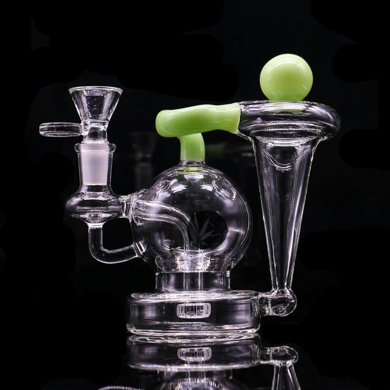 Recycler Dab Rigs 5.7" colors Glass Dab Rig Water Glass Bongs Oil Rigs Bubbler Bongs
Recycler Dab Rigs 5.7" colors Glass Dab Rig Water Glass Bongs Oil Rigs Bubbler Bongs