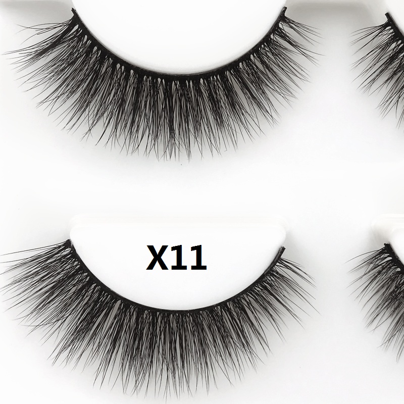 NEW 3D Mink Hair False Eyelashes 19 Styles Handmade Natural Thick Soft Mink lashes Makeup Fake Lashes Sexy High Quality Eyelash Extension