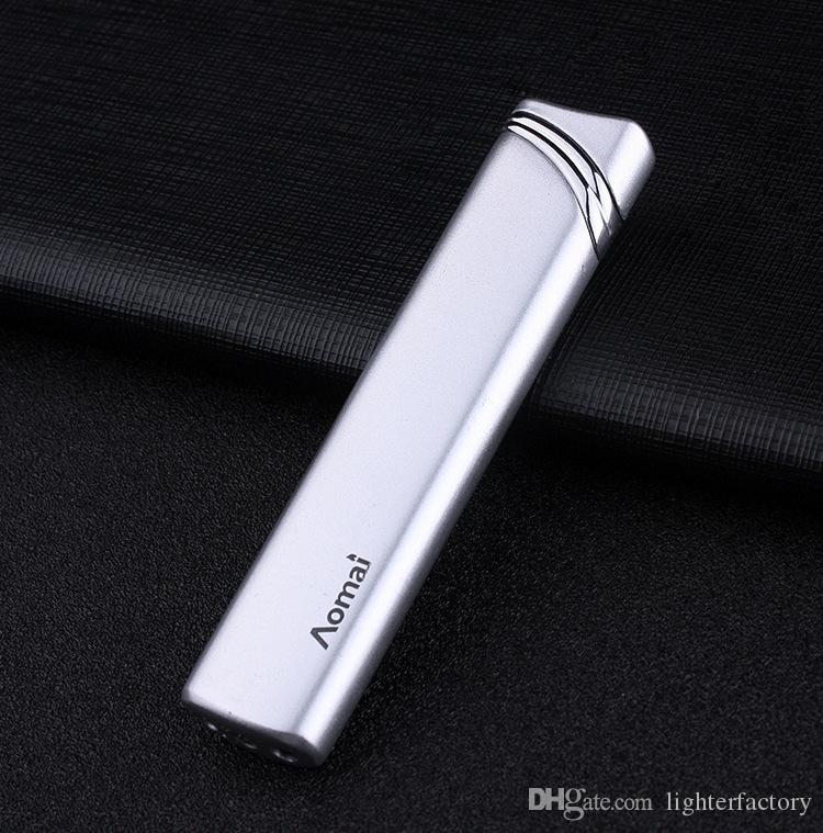 New Arrival Genuine Aomai Compact Jet Butane Lighter Torch Wind-proof Lighters Green Flame Fashion Men And Women Lighting Cigarette
New Arrival Genuine Aomai Compact Jet Butane Lighter Torch Wind-proof Lighters Green Flame Fashion Men And Women Lighting Cigarette