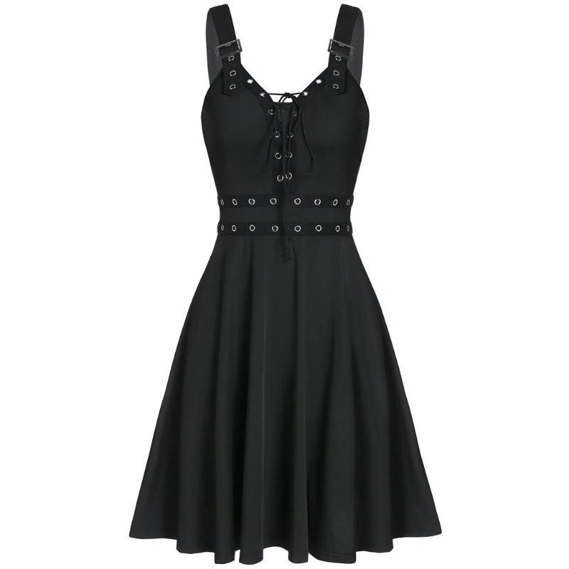 Women Plus Size Solid Mini Dress Fashion Cool Bandage Irregular Hem Sleeveless Camisole Mini Dress Vestidos De Verano 2020, Black
Women Plus Size Solid Mini Dress Fashion Cool Bandage Irregular Hem Sleeveless Camisole Mini Dress Vestidos De Verano 2020, Black