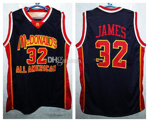 McDonald's All American LeBron retro jersey James #32 Retro Basketball Jersey Men's Stitched Custom Number Name Jerseys, Black;red
McDonald's All American LeBron retro jersey James #32 Retro Basketball Jersey Men's Stitched Custom Number Name Jerseys, Black;red