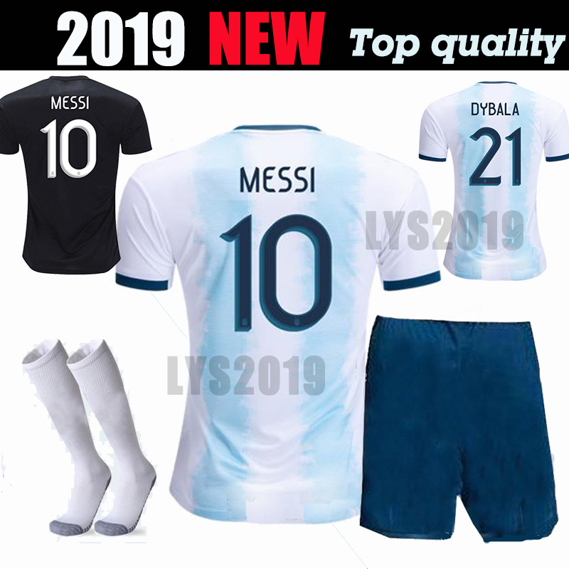 Adult Kit New 2019 Argentina Soccer Jersey Men Full Sets Copa America 2020 MESSI DYBALA HIGUAIN Camisetas de futbol football Soccer Shirts, Home
Adult Kit New 2019 Argentina Soccer Jersey Men Full Sets Copa America 2020 MESSI DYBALA HIGUAIN Camisetas de futbol football Soccer Shirts, Home