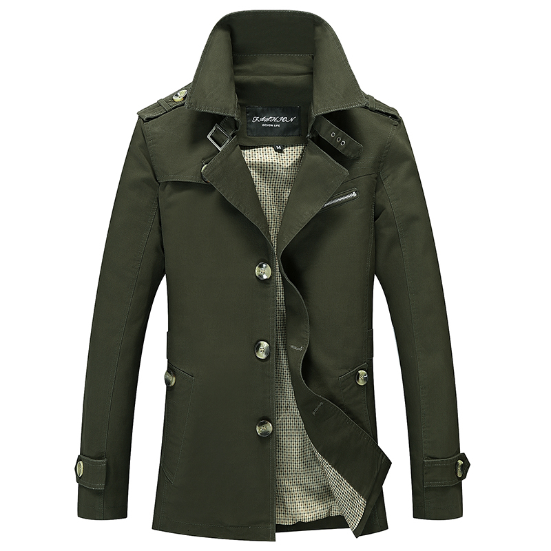 Men Military Cargo Jackets Business Casual Long Cotton Trench Coat Jacket Men Brand Classic Iconic Trench Breasted Overcoat Men LY191206, Black
Men Military Cargo Jackets Business Casual Long Cotton Trench Coat Jacket Men Brand Classic Iconic Trench Breasted Overcoat Men LY191206, Black