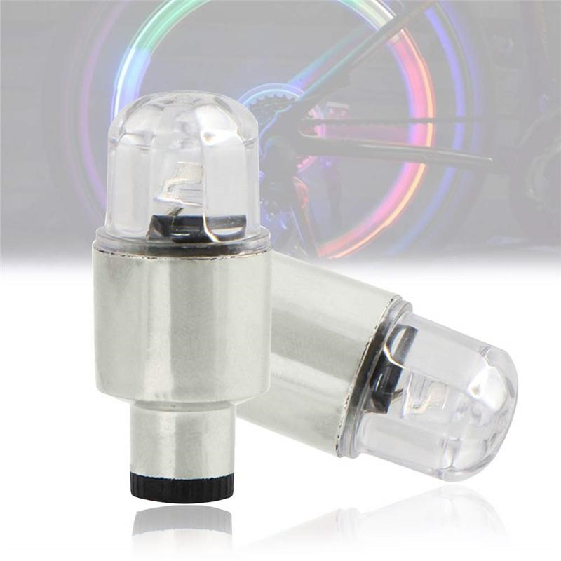 Flash Tyre Wheel Cap LED Light Gas Nozzle Lamp Neon Wheel Tyre Tire Valve Flashlight great for Bike Bicycle Motorcycle
Flash Tyre Wheel Cap LED Light Gas Nozzle Lamp Neon Wheel Tyre Tire Valve Flashlight great for Bike Bicycle Motorcycle