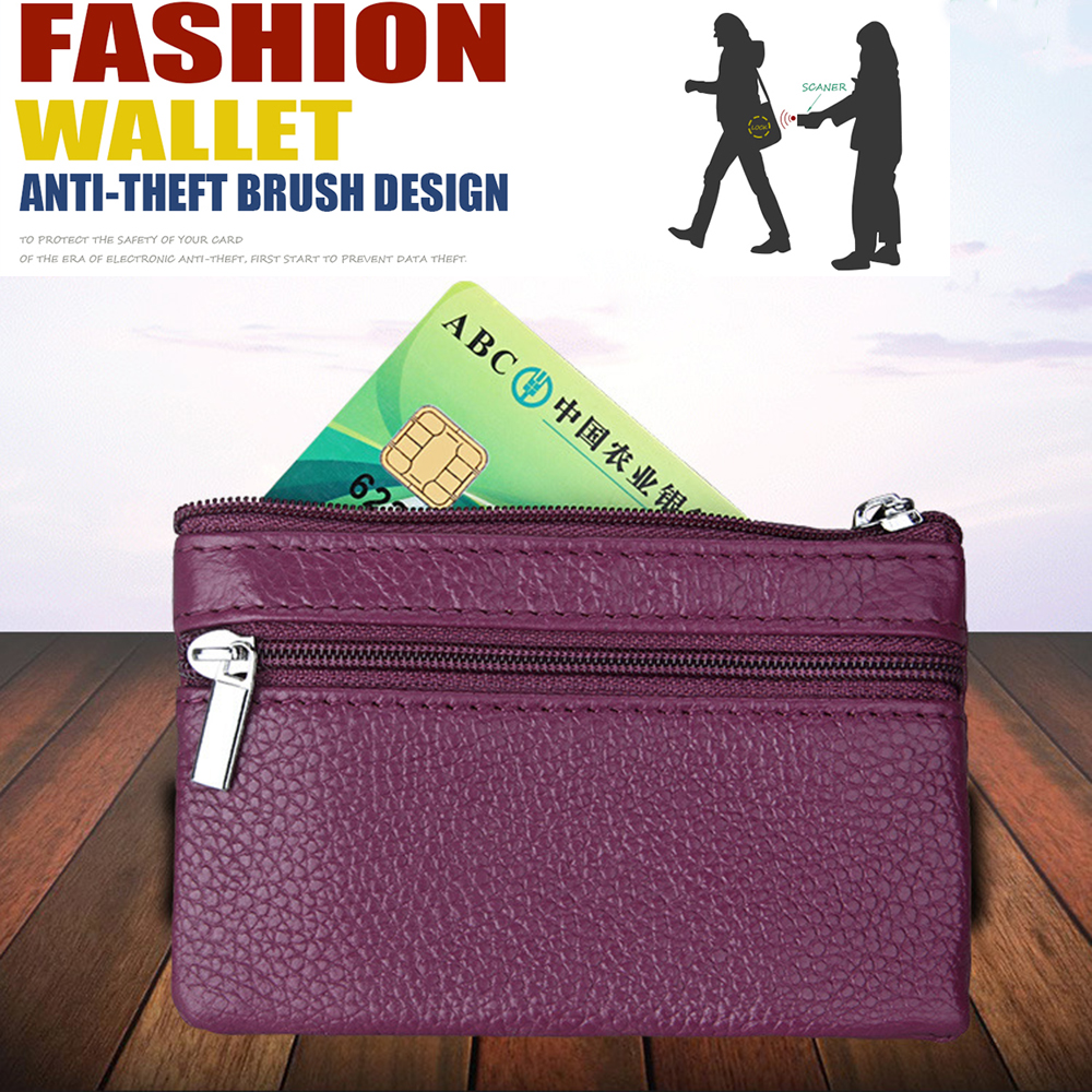 RFID Blocking Genuine Leather Zipper Coin Purses Keys Wallet Cowhide Card Pocket Pouches Keyrings Keychains Holders Mini Wallets, 12 colors for choice
RFID Blocking Genuine Leather Zipper Coin Purses Keys Wallet Cowhide Card Pocket Pouches Keyrings Keychains Holders Mini Wallets, 12 colors for choice