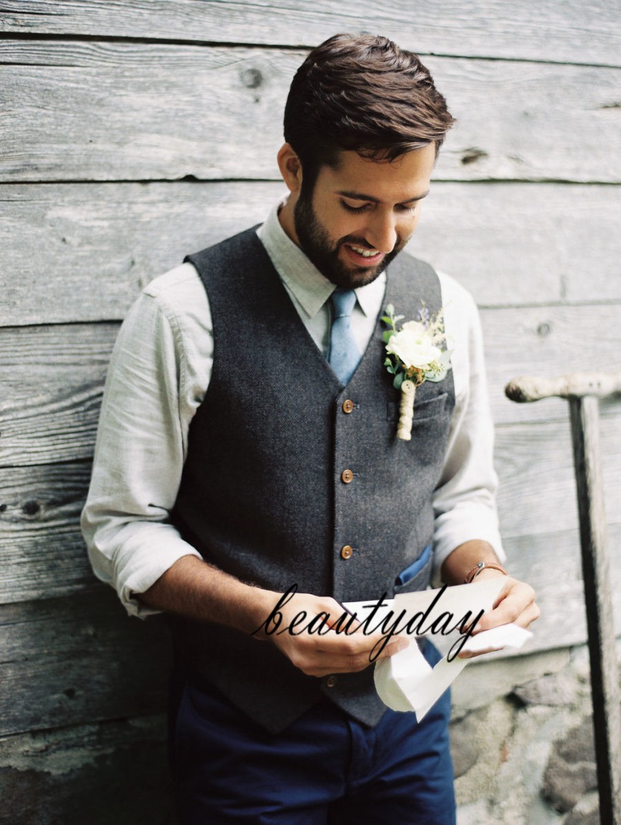 2019 Fashion Gray Groom Vests Wool Herringbone Tweed Vest Slim Fit Men's Suit For Prom Country Wedding Waistcoat Dress Tailor Made Plus Size