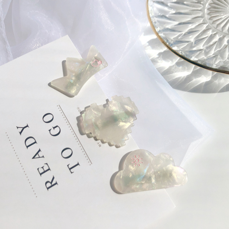 Spring And Summer 2020 New Wild Small Hairpin Love Cloud Shell Crown Hair Accessories, A4
Spring And Summer 2020 New Wild Small Hairpin Love Cloud Shell Crown Hair Accessories, A4