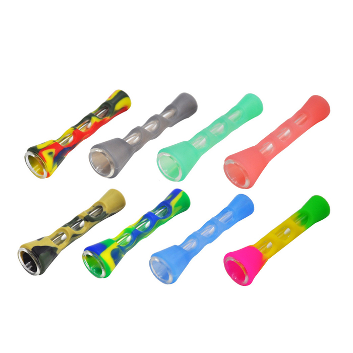 Colorful Silicone prometheus one hitter bat herb Vaporizer Smoking Tobacco Pipes nano glass pipe mini silicone pipe VS Twisty Glass Blunt 
Colorful Silicone prometheus one hitter bat herb Vaporizer Smoking Tobacco Pipes nano glass pipe mini silicone pipe VS Twisty Glass Blunt