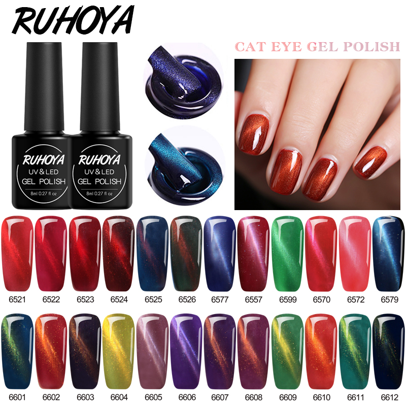 Ruhoya 8 ML Gel Nail Polish Magnet Cat Eye Soak Off Semi Permanent UV LED Varnish Holographic Glitter Gel Nail Art, 62pink
Ruhoya 8 ML Gel Nail Polish Magnet Cat Eye Soak Off Semi Permanent UV LED Varnish Holographic Glitter Gel Nail Art, 62pink