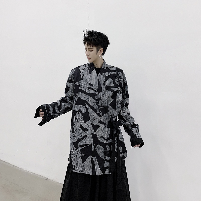 Men Japan Style Long Sleeve Casual Kimono Shirt Cardigan Coat Male Pattern Print Vintage Streetwear Shirt, 3933
Men Japan Style Long Sleeve Casual Kimono Shirt Cardigan Coat Male Pattern Print Vintage Streetwear Shirt, 3933