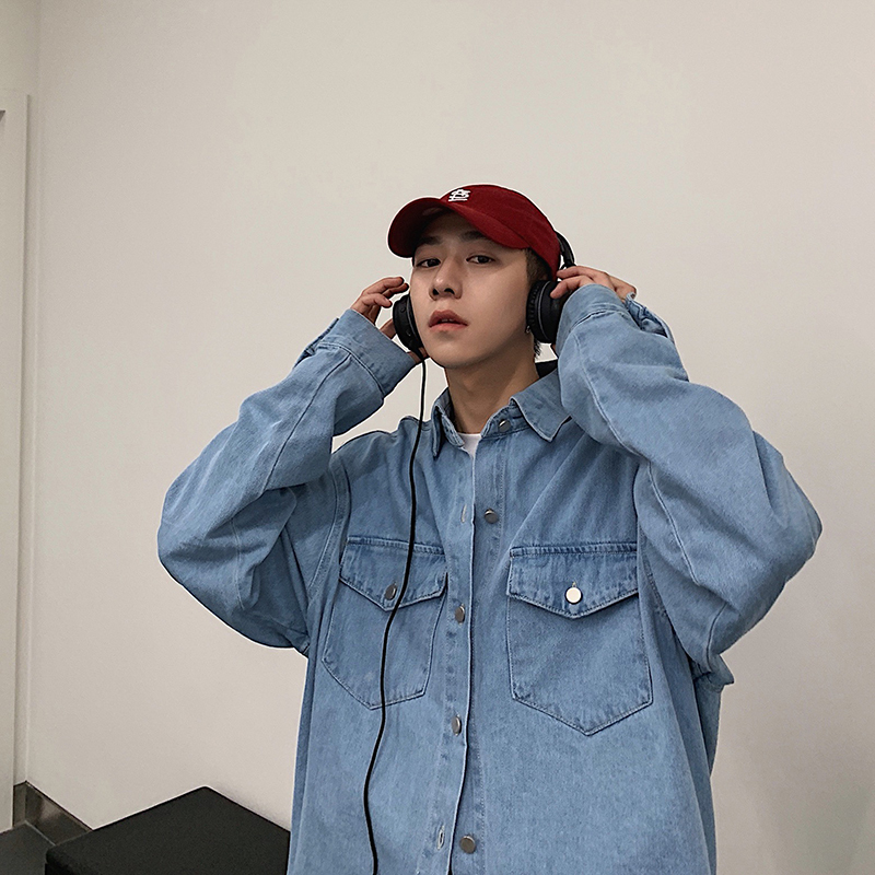 2019 Autumn New Original National Tide Men' Loose Version Long-sleeved Harajuku Thin Section Street Casual Denim Jacket, Black
2019 Autumn New Original National Tide Men' Loose Version Long-sleeved Harajuku Thin Section Street Casual Denim Jacket, Black