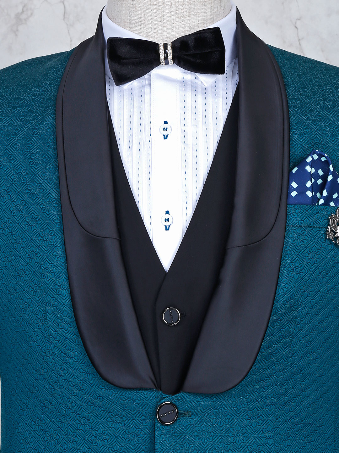 High Quality 2 Pieces Wedding Tuxedos Shawl Lapel Two Button Groom Wear Formal Party Prom Men Suit Blazer(Jacket+Pants)