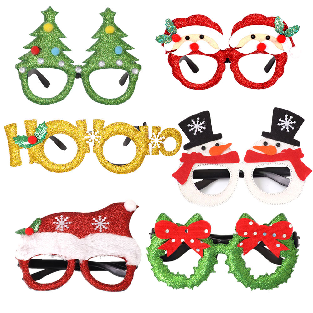 Christmas Decoration Glasses Adult Children Party Toys Santa Snowman Antler Christmas Tree Eyeglass Christmas Ornament Gift DBC VT0909
Christmas Decoration Glasses Adult Children Party Toys Santa Snowman Antler Christmas Tree Eyeglass Christmas Ornament Gift DBC VT0909