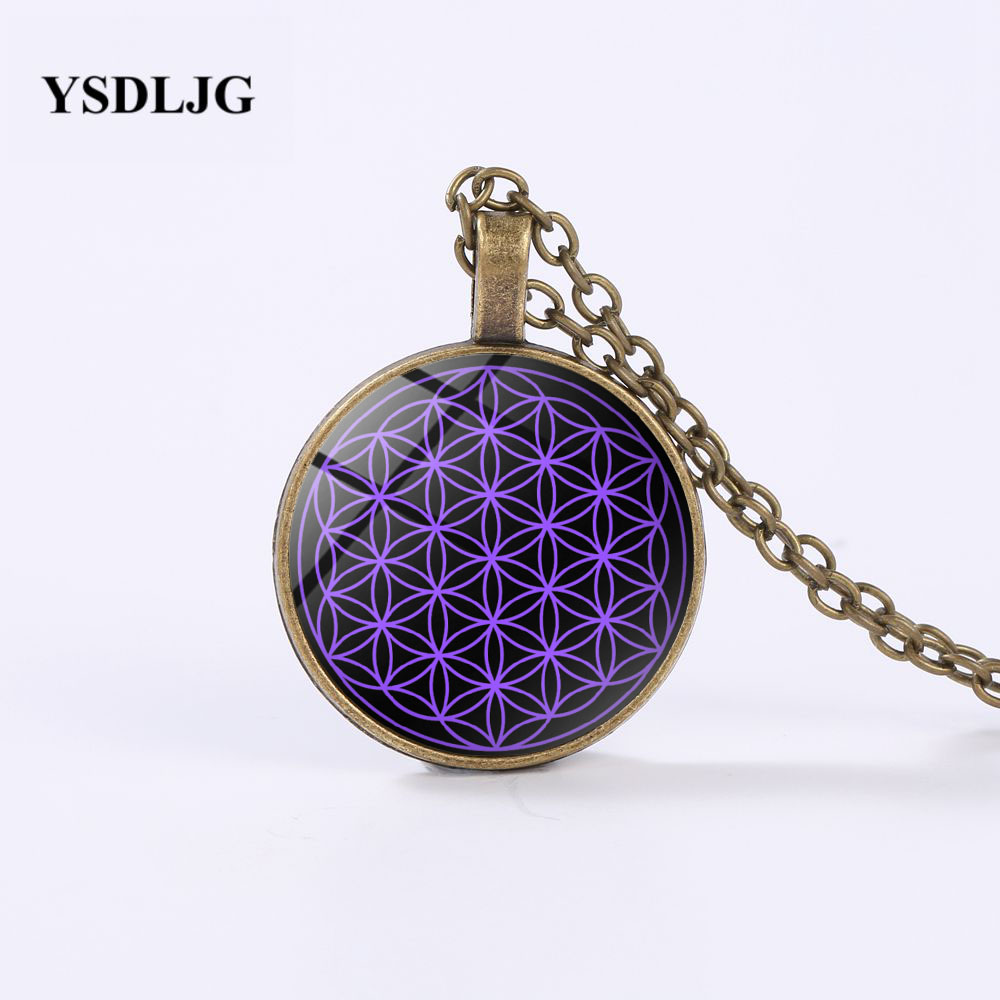 GDRGYB Esoteric Necklace - Flower of Life Mandala Meditation Yoga Symbol - Occult Jewelry Chain Necklace
GDRGYB Esoteric Necklace - Flower of Life Mandala Meditation Yoga Symbol - Occult Jewelry Chain Necklace