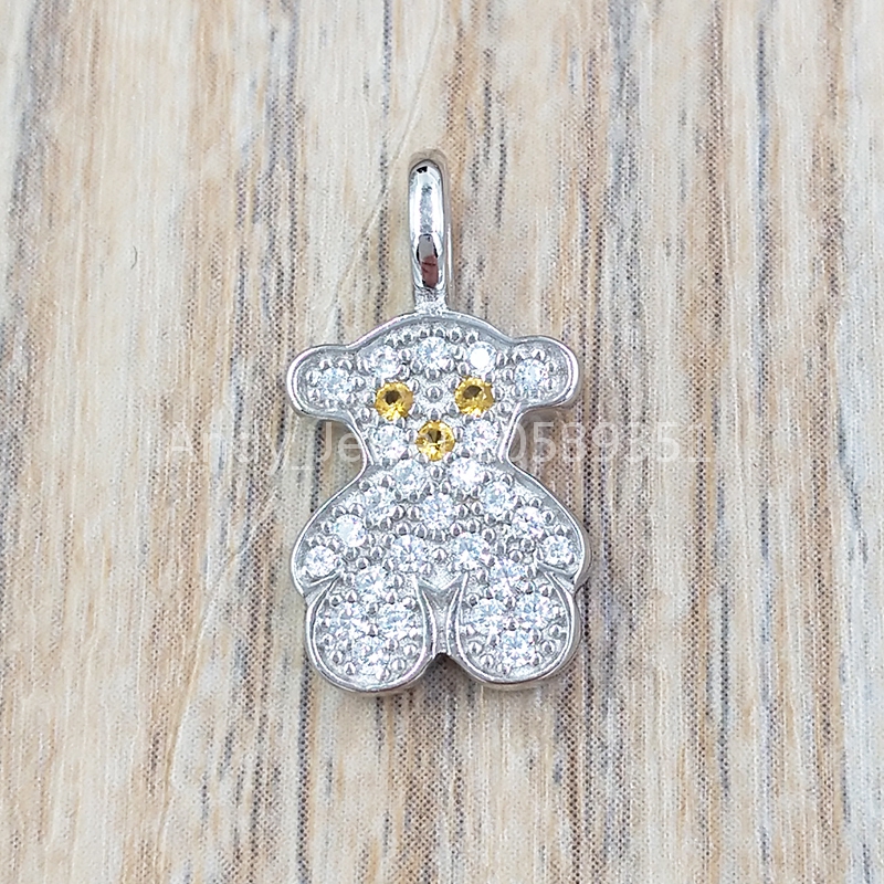 Authentic 925 Sterling Silver pendants White Gold Sweet Diamonds Pendant Fits European bear bear Jewelry Style Gift 314644000
Authentic 925 Sterling Silver pendants White Gold Sweet Diamonds Pendant Fits European bear bear Jewelry Style Gift 314644000